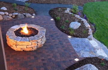 fire pit patio